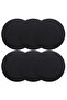 Volonte Black Jute American Service 2-Piece Knitted Straw Plates - 4