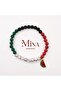 Mavera Model Bracelet - Natural Stone, Palestine Theme, Watermelon Detailed - 3