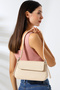 93005 Women's Simple Design Cream Covered Shoulder Bag - 3