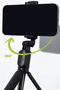 15 cm Lighted Tripod Selfie Stick with Bluetooth Remote Control New Generation Tripod Selfie Stick - 4