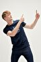 Shark T-shirt Navy Blue Printed Men's T-Shirt - 4