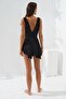 Zeyna Derin V-Neck Low-Cut Thin Padded Swimsuit - 3