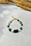Jade Moonstone Eagle Eye Aventurine Natural Stone Onyx Natural Stone End Dorika Mallorca Pearl Women's Bracelet