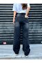 Harajuku Street Tech Brown Washed Baggy Jean Hs - 3