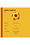 Yellow-Red 15 cm Plush Ball Soft Textured Home Play Toy Plush Medium Size Ball - 2