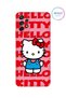 Pink Hello Kitty Pattern Silicone Case for Samsung Galaxy A13