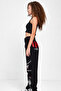 Black Baggy Pants - 100% Cotton, Printed, Wide Leg Style - 5