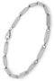Singapore Bamboo Cube Model Men's Steel Bracelet Imprint Eck05B - 2