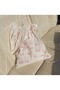 Gathered Silhouette Pattern Pouch Cloth Bag - 2