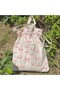 Gathered Silhouette Pattern Pouch Cloth Bag - 4