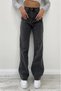 Mira 90's Smoked Power Lycra Super High Waist Loose Jeans Palazzo Trousers - 3