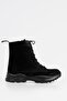 Women's Lace Up Boots Zippered Sport Sole - 2