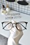 Black Gold Rectangular Unisex Women's Men's Transparent Blue Light Protection Blue Block Glasses with Filter - 3