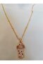 Women's Pink Nostalgic Slipper Necklace - 2