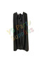 Halloween Black Hooded Cape 90 cm - 3