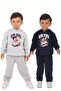 2-Piece Sun Goku Printed Boys' Tracksuit Set with Kangaroo Pocket and Hood