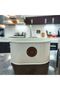 Stainless White Metal Spoon Holder - 22X12, Two Compartments