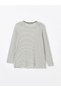 Crew Neck Striped Women's T-Shirt (W4) - 2