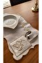 Placemat with Arabic Written Spoon Holder, Set of 6