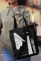 Pianist Piano Black Unisex Canvas Bag Gabardine Canvas - 4