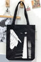 Pianist Piano Black Unisex Canvas Bag Gabardine Canvas