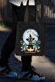 Halloween-Halloween Black Unisex Canvas Bag Gabardine Canvas - 3