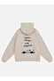 Unisex Need Money 4 Porsche Printed Hooded Fleece Oversize Sweatshirt
