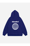Unisex Blonde Printed Hooded Fleece Oversized Sweatshirt