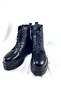 Black Leather Boots New Season Boots Quality Boots Waterproof Boots Yellow Stitched Leather Boots - 3