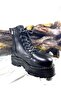 Black Leather Boots New Season Boots Quality Boots Waterproof Boots Yellow Stitched Leather Boots - 4