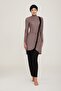 Lycra Full Covered Hijab Swimsuit Charlıe 4443 Mink Remsa Swimsuit - 2