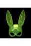 Glow in the Dark Fluorescent Rabbit Mask 32x22 cm - 2