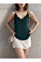 Green Lace Stylish Women's Blouse - Rope Strap