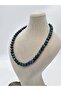 Azurite Natural Stone Necklace (8 mm) - 4