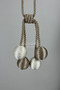 Luxury Curtain Tieback 4-Pack Cream Coffee Ceiling Rod Bracket Single Accessory
