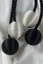 Curtain Holder with 4 Balls Cream Black Ceiling Luxury Cornice Bracket Single Piece Accessory - 4