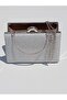 Evening Dress Bag Silvery Silver Evening Dress Bag Cupra Evening Bag Silver Bag Starry Night Sindrella Model - 4