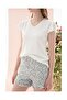 Spring Flower Viscose Women's Pajama Set Blue - 4