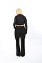 Flared Leg Lycra Plus Size Jeans Trousers - 5