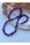 Natural Stone Necklace Set 3 Pieces (Amethyst, Aventurine and Pink Quartz) - 4