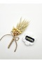 Hand-Knitted Bow (3 Pieces) Baby Buckle Without Bag with Pearl Stones - 2
