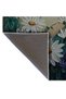 Oil Painted Look Daisies and Butterfly Detailed Woven Base Decorative Carpet 5750 - 5
