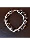 Howlite Onyx Larvikite 3 Row Power Courage and Evil Eye Protection Necklace - 2