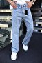 Ice Blue Baggy Pants