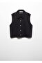 Vest with Shirt Collar - 3