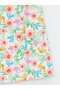 Crew Neck Patterned Girl's Dress