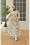 Green Patterned Mokashopin Dress - 10068.1778.