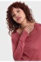 Relaxed Fit Suede Women's T-Shirt