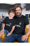 Father Son Fynh Turkish Printed T-Shirt (the Price Is for One Item, Add 2 Pieces to the Cart to Make a Combination)