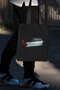 Palestine Black Unisex Gabardine Canvas Bag - Palestine - 3